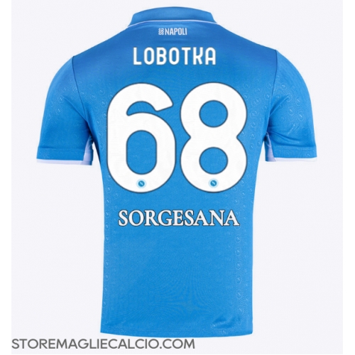 SSC Napoli Stanislav Lobotka #68 Maglia Gara Casa Repliche 2024-25 Maniche Corte SSC Napoli Stanislav Lobotka #68 Maglia Gara Casa Repliche 2024-25 Maniche Corte